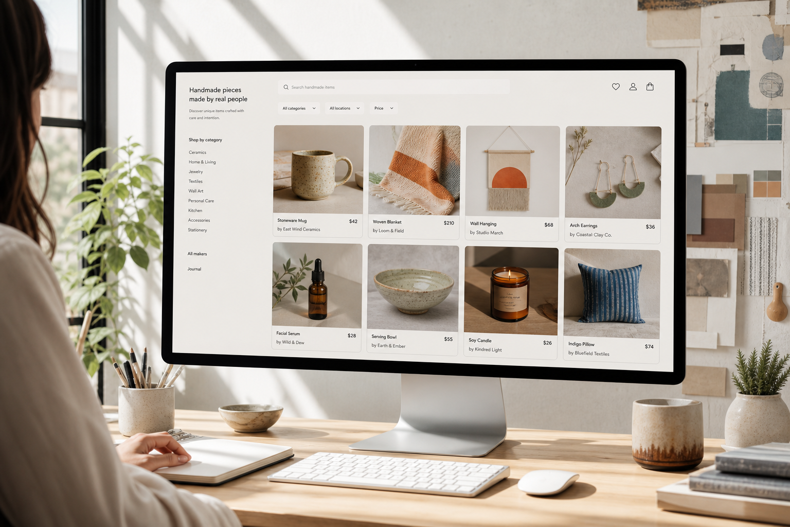 Kinfolk Market browse experience